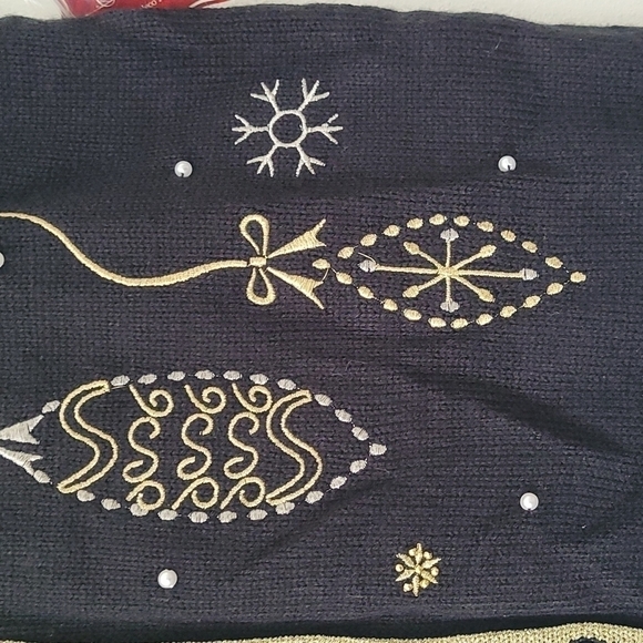 Christmas Vest Embellished and Embroidered Size Small - Picture 7 of 10